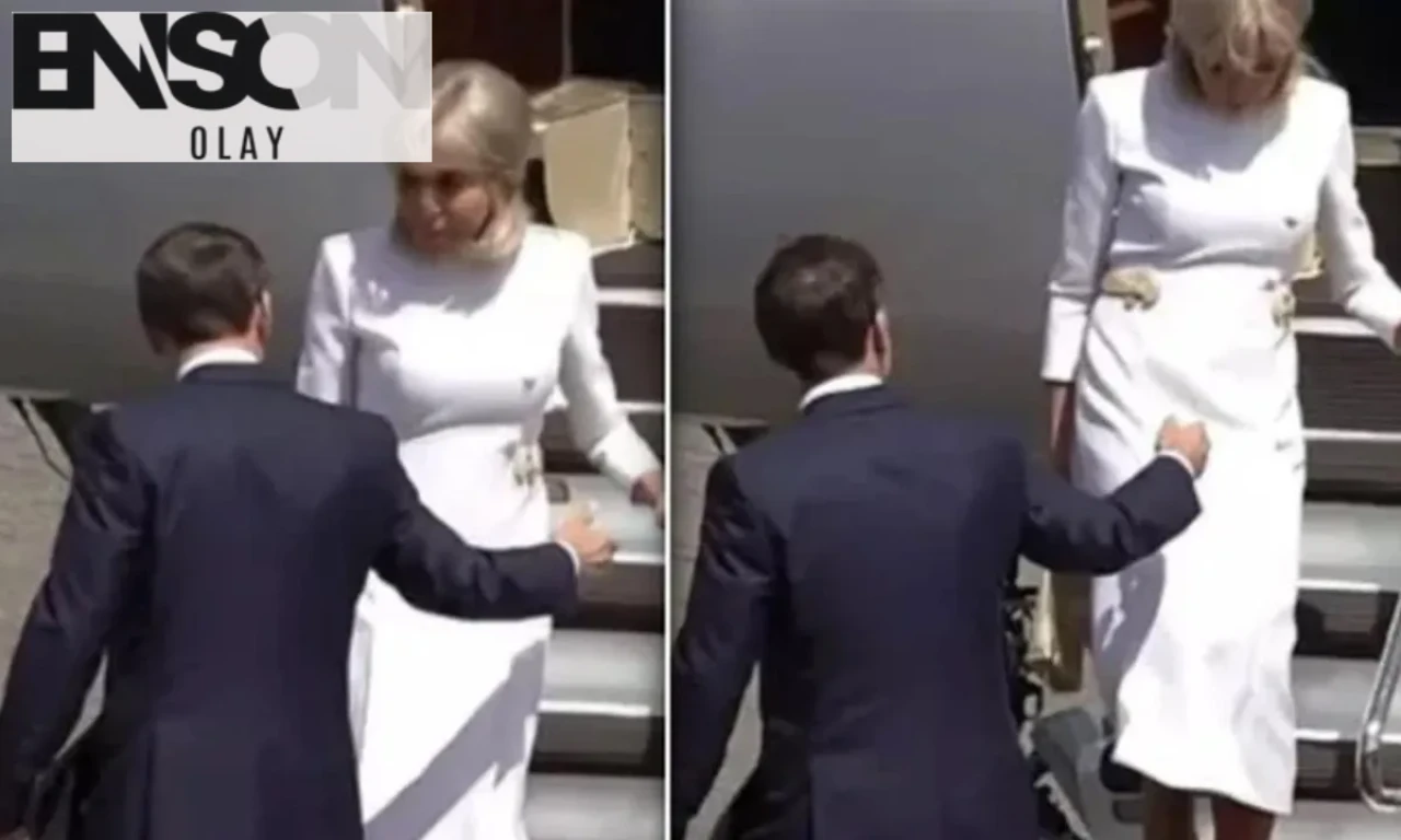 Macron'un İngiltere Ziyareti Sosyal Medyayı Salladı: Eşine Tokat Tepkisi!