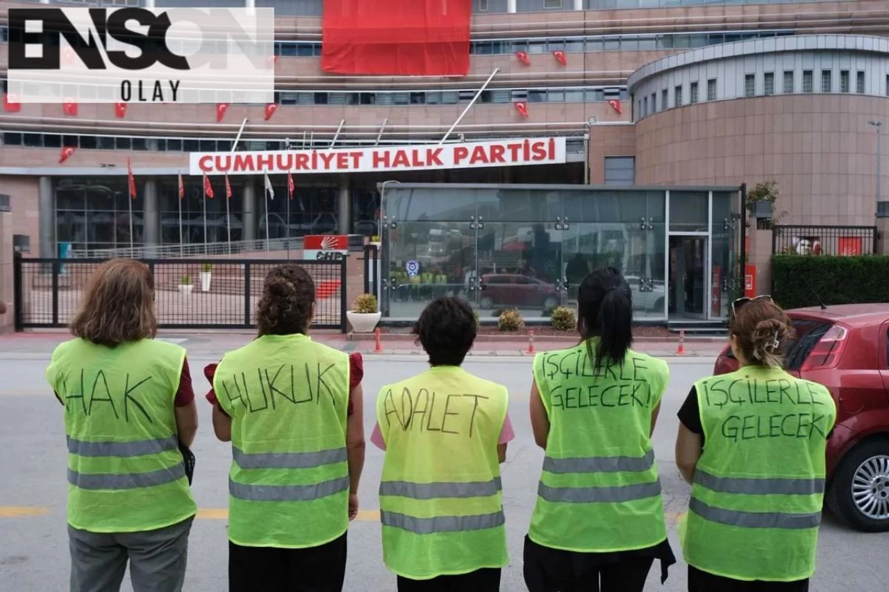İzmir'de CHP'li Belediye Başkanı İşçileri Kovdu, Kadın Emekçiler Başkentte Protesto Yürüyüşü Başlattı.