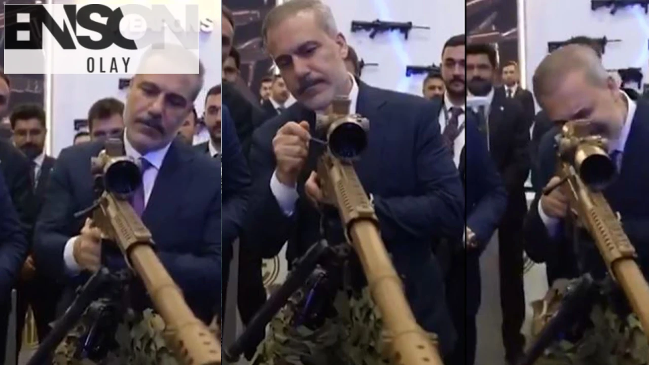 Dışişleri Bakanı Hakan Fidan, IDEF 2025 Fuarını Ziyaret Etti ve MKE Standında Keskin Nişancı Tüfeğini İnceledi.