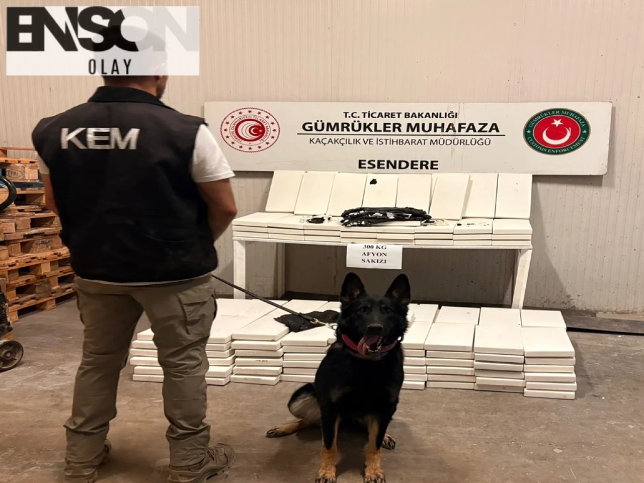 TIR'da Gizlenmiş 300 Kilo Afyon Sakızı Ele Geçirildi, Sürücü Gözaltında!