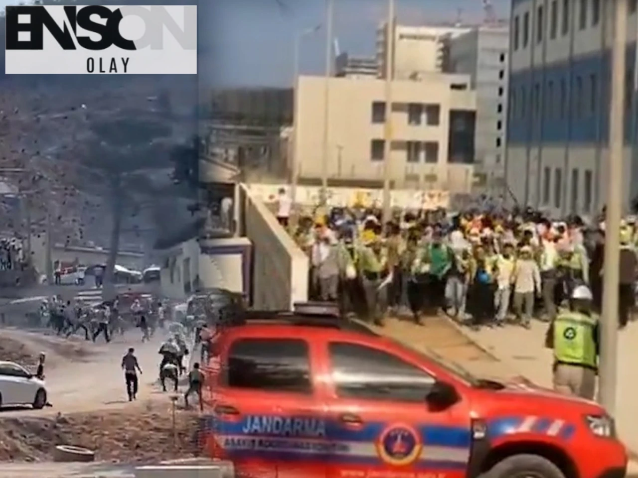 Mersin'deki Akkuyu Nükleer Güç Santrali İnşaatında İşçilerin Maaş Eylemi Jandarma Müdahalesiyle Sonuçlandı.
