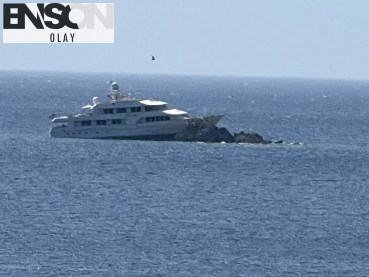 Monte Carlo isimli lüks motor yat Göcek kayalıklarına çarptı, 11 kişi kurtuldu!