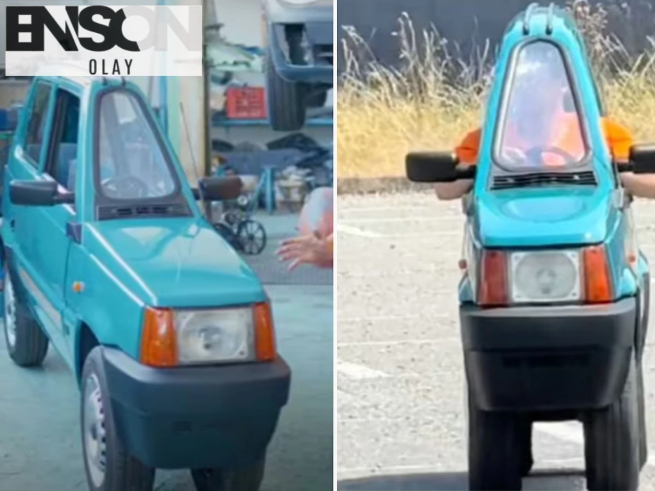 İtalyan Tamirci, Dünyanın En Dar Otomobilini Yeniden Şekillendirerek Olağanüstü Bir Proje Ortaya Koydu.