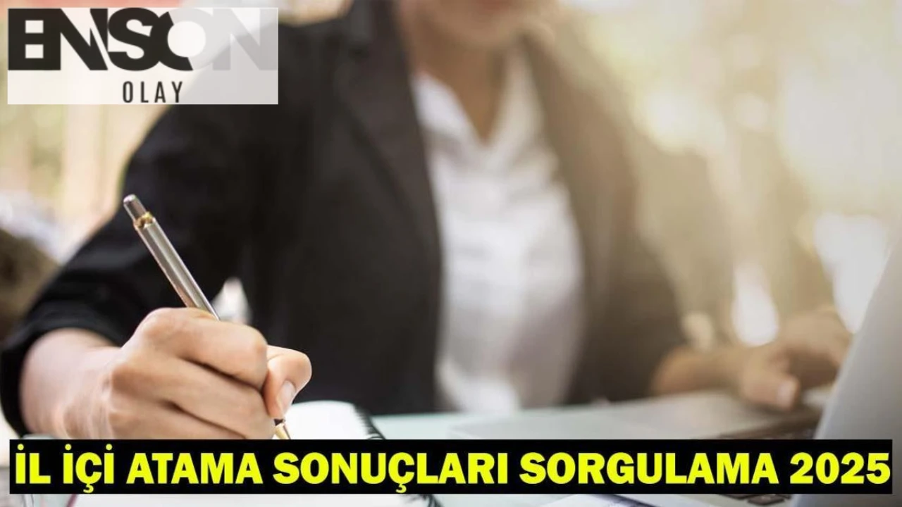 Öğretmenlerin İl İçi Yer Değiştirme Sonuçları Belli Oldu!