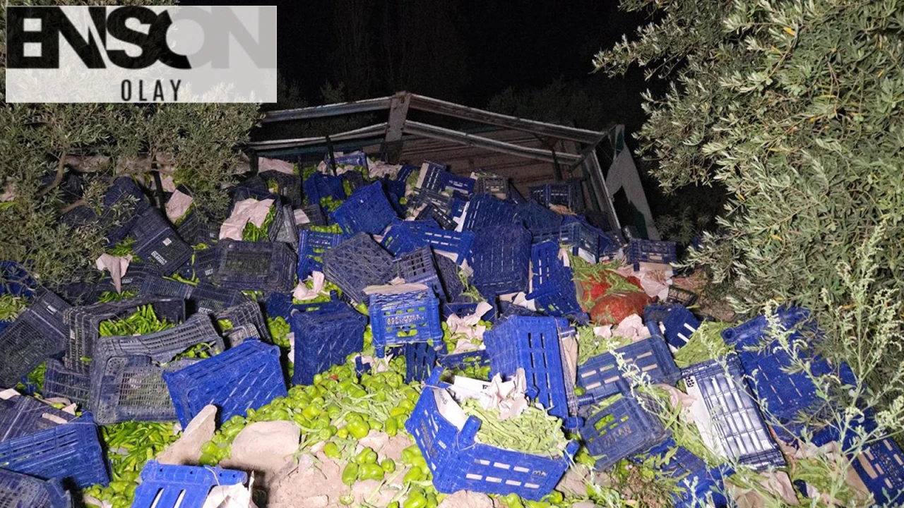 Kamyon Virajı Alamadı: Sürücü 40 Metre Sürüklendi!