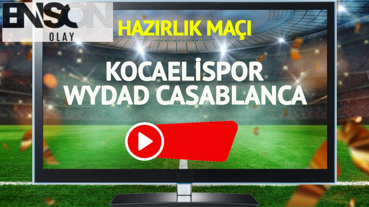Kocaelispor ile Wydad Casablanca Hazırlık Maçı 1 Ağustos'ta oynanacak!