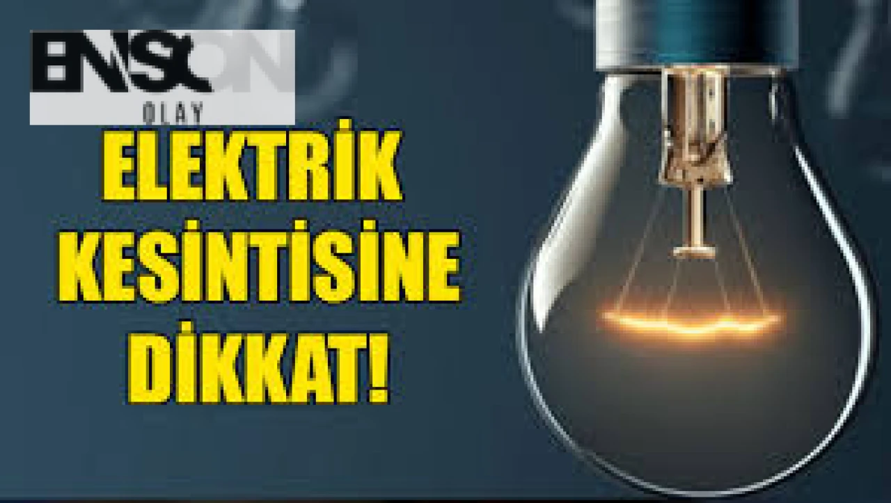 Denizli Merkezefendi'de 08 Ağustos elektrik kesintisi. Elektrik kesintisi olan ilçelerin tam listesi