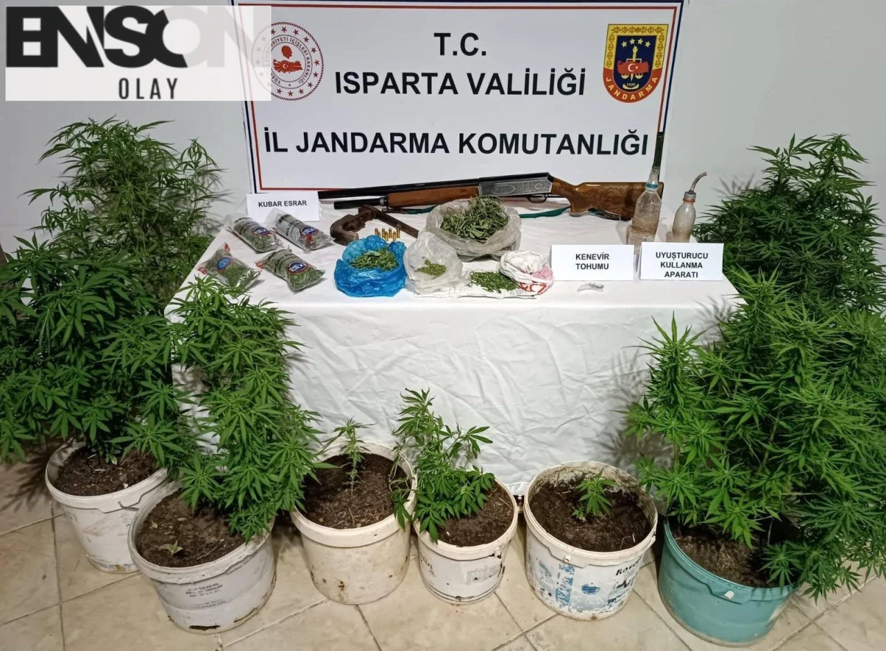 Isparta'da Uyuşturucu Operasyonu: 1 Kişi Gözaltında!