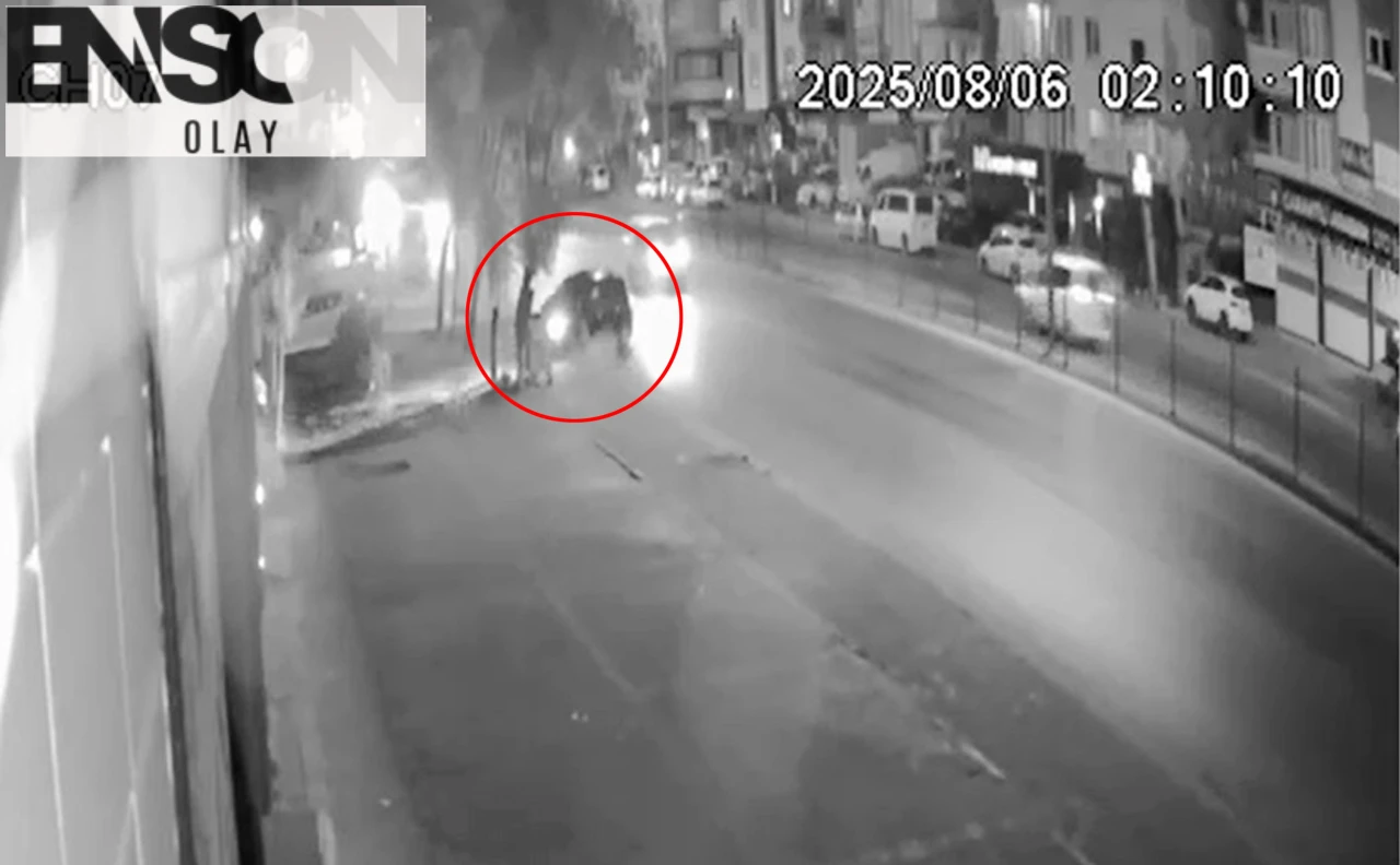Alkollü sürücü, ağaca çarptıktan sonra iş yerinin camına çarptı! - Alanya'da şaşırtıcı kaza.