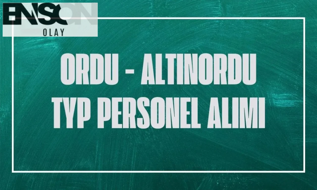 Ordu Altınordu İlçesinde 182 Kişilik Temizlik ve Güvenlik Personeli Alımı İçin Kura Çekimi Yapılacak
