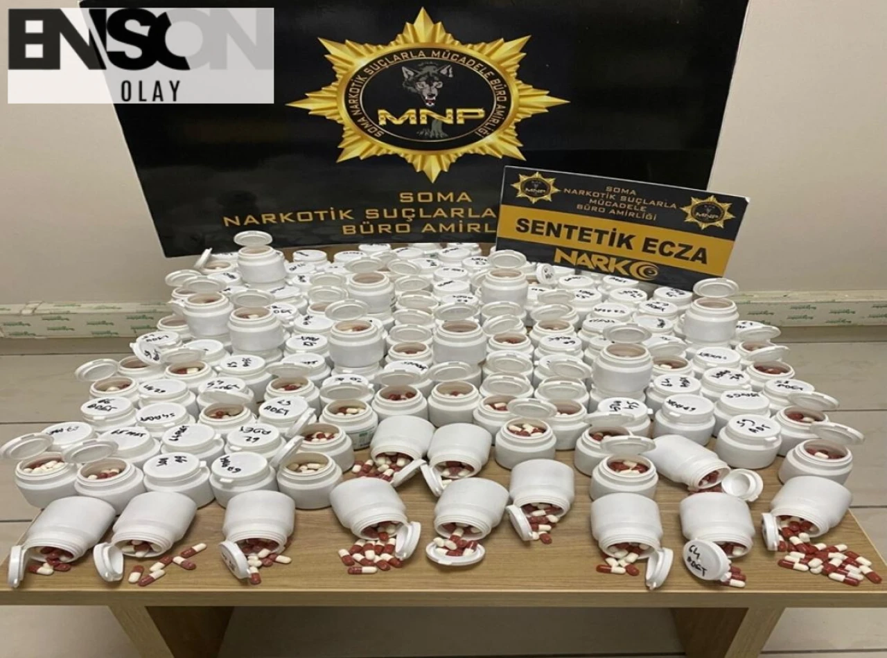 Manisa'da Uyuşturucu Operasyonunda 29 Bin Sentetik Hap Ele Geçirildi, 5 Kişi Tutuklandı
