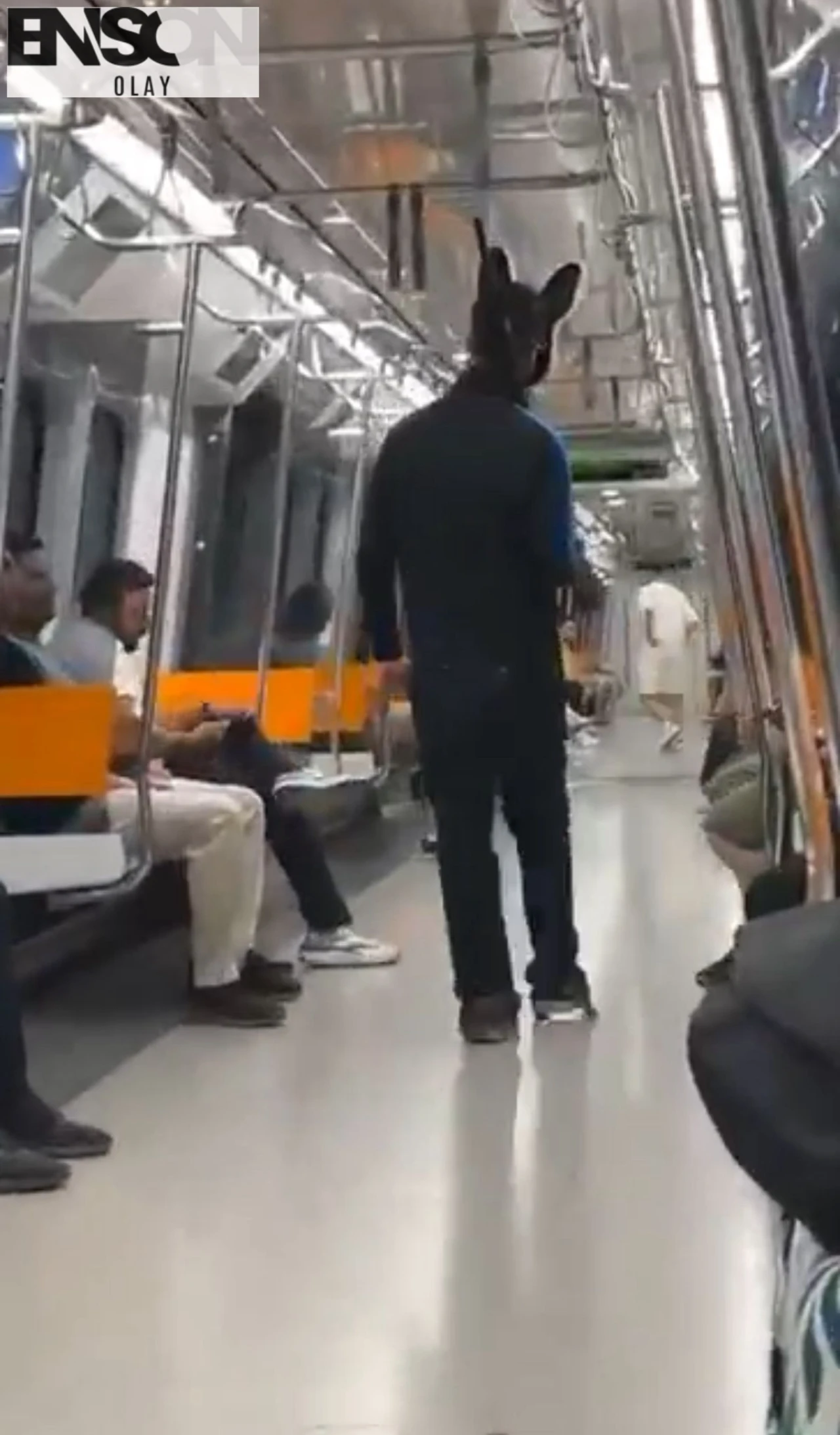 Sarıyer'de Metroda Tavşan Kostümlü Genç, Oyuncak Tüfekle Panik Yarattı - İfadesi Ortaya Çıktı