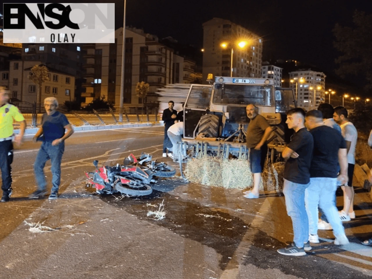 Kayseri'de Motosikletin Traktöre Çarptığı Kazada Bir Kişi Hayatını Kaybetti, Sürücü Gözaltında