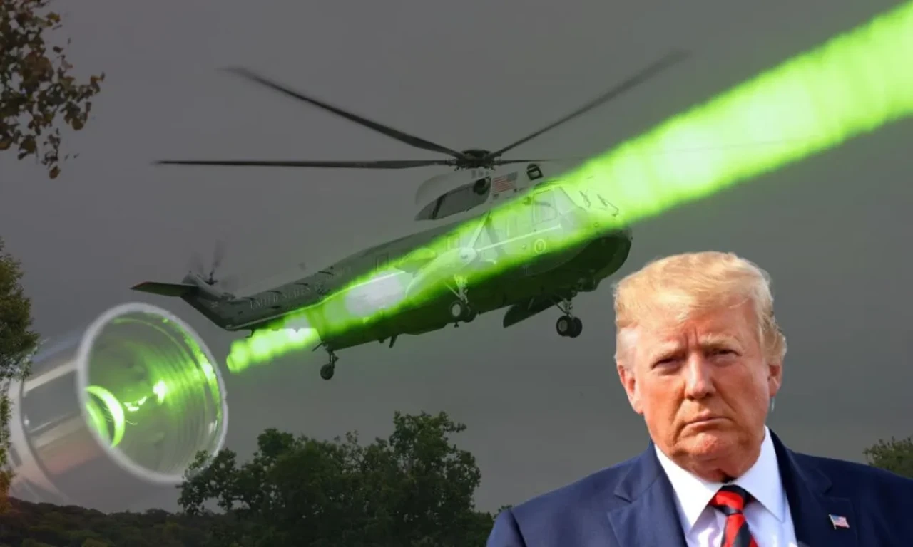 Trump'ın Helikopterine Lazerle Saldırı: Kaza KılPayı Engellendi!