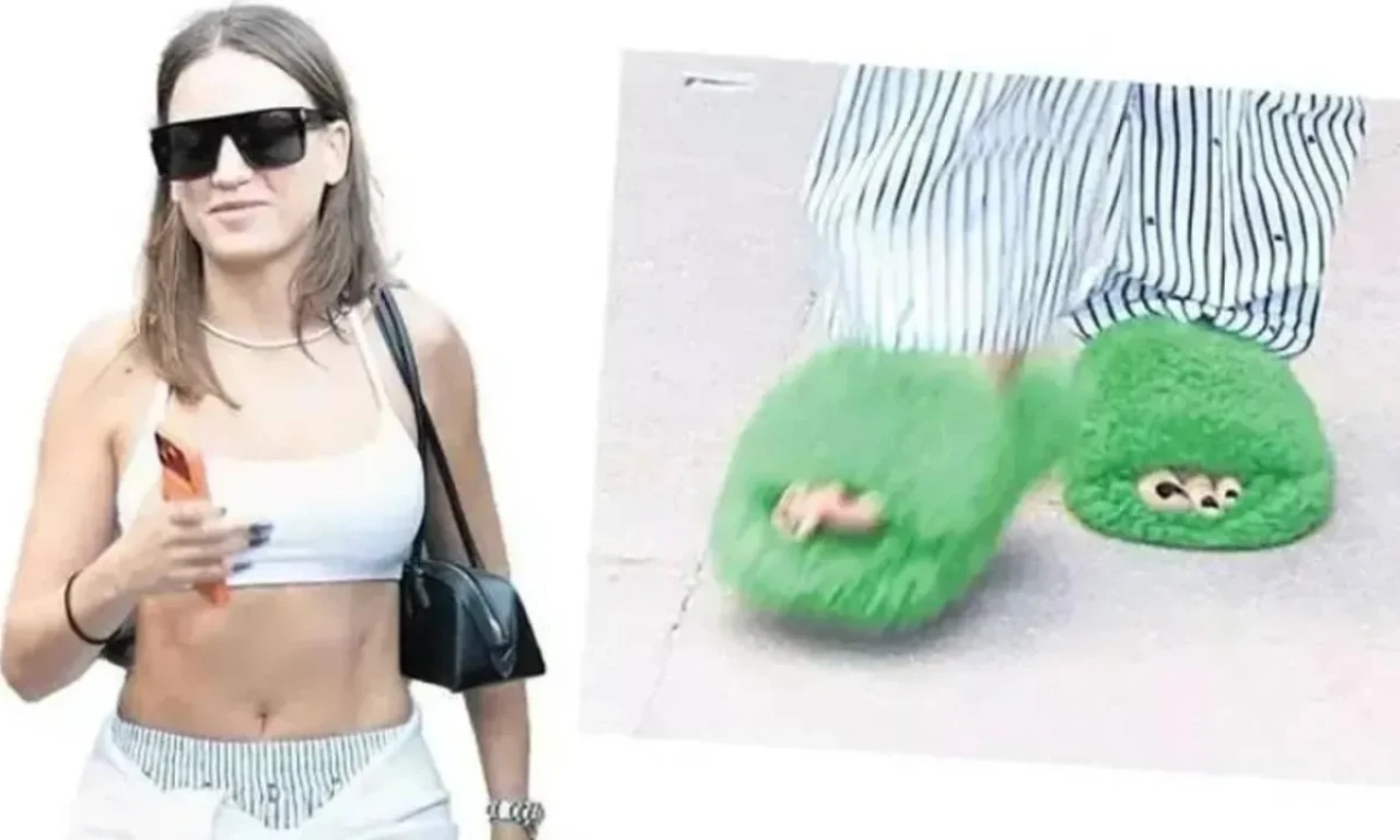Ünlü oyuncu Serenay Sarıkaya'nın giydiği terliğin fiyatı ve markası merak konusu oldu!