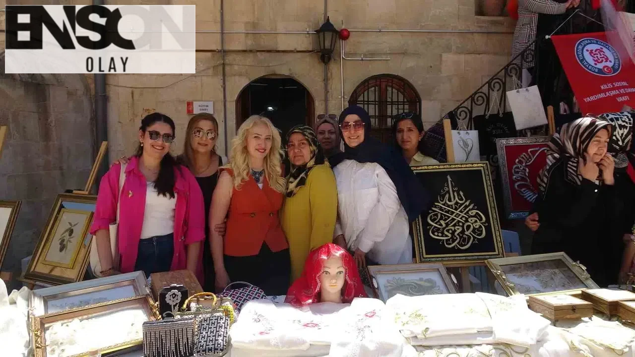 Kilis’te el emeği şöleni: Kursiyerlerin yıl boyu süren maratonu sergide buluştu