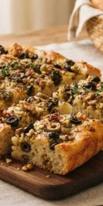 Çay saatlerinin tuzlu favorisi: Zeytinli cevizli ekmek tarifi