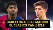 CANLI| Barcelona Real Madrid Canlı İzle! El Clasico Canlı İzle! Barcelona Real Madrid Maçı Hangi Kanalda? Arda Güler İlk 11'de Mi?