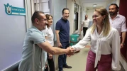 Başkan Mutlu, Belediye Birimlerini Bayramda Ziyaret Etti