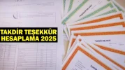 Takdir-teşekkür hesaplaması nasıl yapılır? 2025 takdir-teşekkür hesaplama