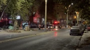 Mahalleyi gaz kokusu sardı... Boru hattı kazı sırasında hasar aldı