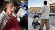 Leyla Yaz'ın fotoğraflarını peş peşe paylaştı