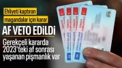 Meclis'te yeni trafik kanunu görüşülüyor! Ehliyet affı veto edildi