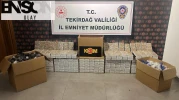 Tekirdağ’da 3 ilçede kaçak tütün ve makaron operasyonu