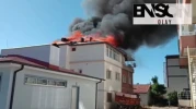 Kayseri’de 3 katlı binada çıkan yangın söndürüldü