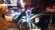 Mersin'de otomobil çöp kamyonuna çarptı, 1 kişi öldü, 4 kişi yaralandı