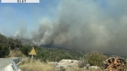 Sakız Adası'ndaki yangın kontrol altına alındı