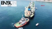 Tekirdağ'da kuru yük gemisi karaya oturdu; çalışmalar başlatıldı