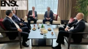 Cumhurbaşkanı Erdoğan, Azerbaycan'da liderlerle bir araya geldi