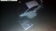 Otomobil sulama kanalına uçtu: 3 yaralı