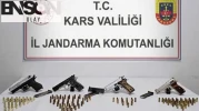 Kars'ta silah ve mühimmat ele geçirildi