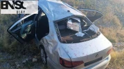 Manisa'da otomobil zeytin bahçesine uçtu! Baba öldü, eşi ve 3 çocuğu yaralandı