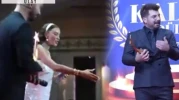 Ödül alırken Özge Ulusoy'u dolandırıcılıkla suçladı: Sahnede hayatının şokunu yaşadı