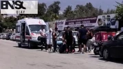 Motosiklet ile otomobil çarpıştı; 1 yaralı