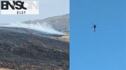 Elazığ'da örtü yangını 500 dönüm araziye zarar verdi