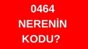 464 hangi şehrin alan kodu? 0464 nerenin telefon kodu?