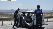 Çatalca'da otomobil bariyerlere çarptı: 1 astsubay hayatını kaybetti, 2 uzman çavuş yaralandı