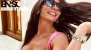 Eşref Rüya'nın Nisan'ı Demet Özdemir dergi çekimi için poz verdi! Üstünü çıkarıp arkasını dönünce olay oldu