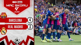 7 gollü El Clasico'da kazanan Barcelona! Real Madrid'i 4-3 mağlup etti