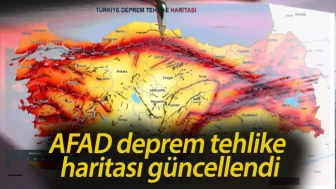 AFAD deprem tehlike haritası güncellendi! Türkiye'de deprem riski en az iller nerede? Hangi illerde deprem riski fazla?