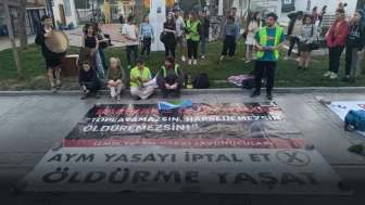 İzmir'de hayvan hakları savunucular sokağa indi: Bu yasa ölüm getirir!