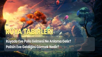 Rüyada Polisin Eve Gelmesinin Anlamı ve Yorumu Ne Olabilir?