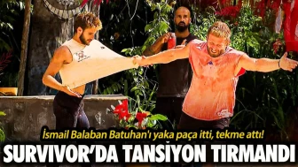 Survivor'da İsmail Balaban fırtınası! Batuhan'ı yaka paça itti! Diskalifiye kararı çıkacak mı?