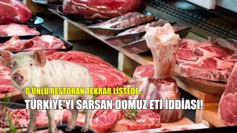 Türkiye'yi sarsan skandal iddialar! Ünlü restoran domuz eti iddiasıyla gündemde: İşte detaylar