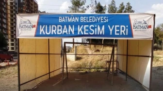 Batman’da kurban kesim yerleri netleşti