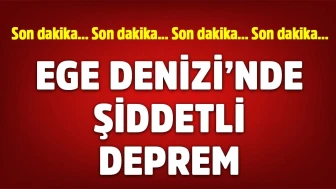 AFAD: Ege Denizi'nde 5.0 Büyüklüğünde Deprem!